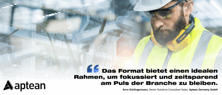 Banner aptean Zitat Schlingermann