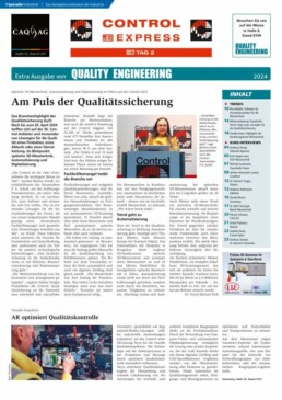 Control Internationale Fachmesse für Qualitätssicherung quality engineering control express 2024 tag 2 uai